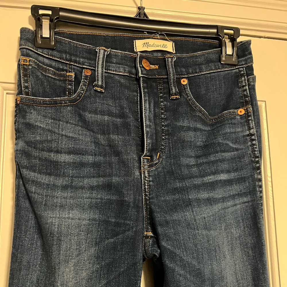Madewell high rise skinny jean 10” rise size 25 tall